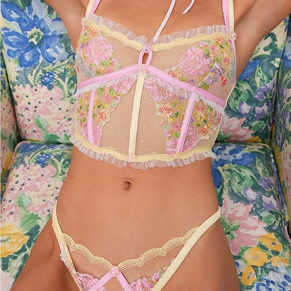 for love and lemons Floral Frenzy Bustier - Picture 2 of 3